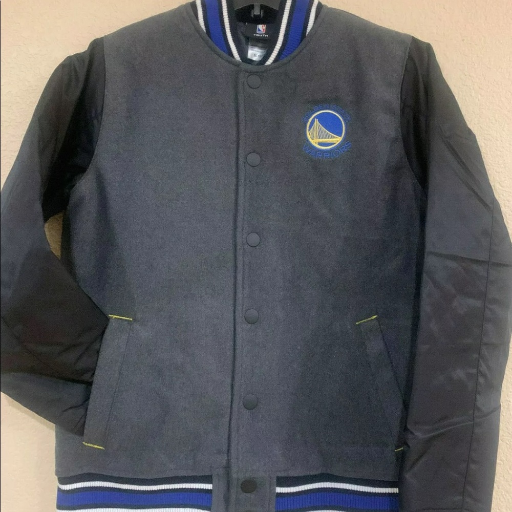 Golden State Warrior Youth Letterman Jacket NBA